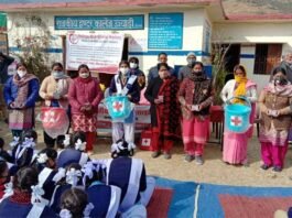 भारतीय रेडक्रॉस सोसायटी, पौड़ी द्वारा सेवित ग्राम क्षेत्र के जरुरतमंदों को सामग्री वितरित की गई Material distributed to the needy in the village area by Red Cross Society