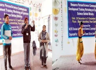 सतपुली में चार दिवसीय विज्ञान प्रचारक-प्रसारक कार्यशाला का शुभारंभ science campaigner-broadcaster workshop