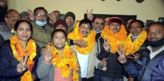 जूनियर हाईस्कूल शिक्षक संघ देहरादून इकाई के चुनाव संपन्न, लगातार दूसरी बार अध्यक्ष बने रघुवीर पुंडीर, जिला मंत्री सूरज मन्द्रवाल shishak sangh dehradun