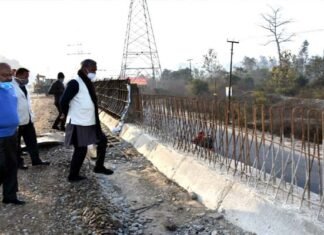 मुख्यमंत्री ने किया देहरादून-हरिद्वार हाईवे पर स्थित लाल तप्पड़ फ्लाइओवर का निरीक्षण, 31 जनवरी तक पूरा हो जायेगा काम Lal Tapad flyover Dehradun-Haridwar highway