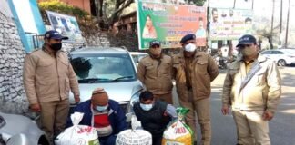 सतपुली में चेकिंग के दौरान 42 किलो गांजा के साथ दो गिरफ्तार Two arrested with 42 kg of-hemphemp
