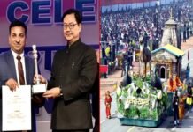 गणतंत्र दिवस पर निकली विभिन्न राज्यों की झांकियों में उत्तराखंड की झांकी ‘केदारखण्ड’ को मिला तीसरा स्थान Uttarakhand-tableau-Kedarkhand