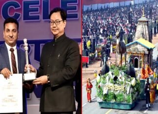गणतंत्र दिवस पर निकली विभिन्न राज्यों की झांकियों में उत्तराखंड की झांकी ‘केदारखण्ड’ को मिला तीसरा स्थान Uttarakhand-tableau-Kedarkhand