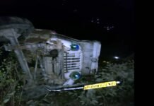 दुखद खबर: मुंडनेश्वर भेटी मार्ग पर गहरी खाई में गिरा मैक्स वाहन, दो की मौत, दो घायल car-accident-kaljikhal