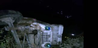 दुखद खबर: मुंडनेश्वर भेटी मार्ग पर गहरी खाई में गिरा मैक्स वाहन, दो की मौत, दो घायल car-accident-kaljikhal