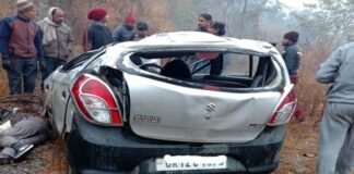 पौड़ी गढ़वाल : आल्टो कार दुर्घटनाग्रस्त, एक व्यक्ति की मौत, दूसरा गंभीर रूप से घायल car-accident-satpuli