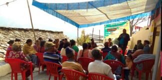 विकासखंड एकेश्वर में ग्राम उखलेत, चौमासूधार में आत्मा योजना के तहत एक दिवसीय कृषक प्रशिक्षण कार्यक्रम का आयोजन farmer training program under the Atma Yojana