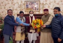 सतपाल महाराज ने की केन्द्रीय शिक्षा मंत्री डॉ. निशंक से शिष्टाचार भेंट satpal-maharaj