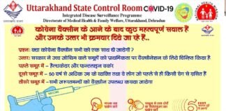 उत्तराखंड : कोविड-19 को लेकर नई एसओपी जारी, देखें क्या कुछ है नई एसओपी में, एक फरवरी से होगी लागू sop for covid-19 in uttarakhand