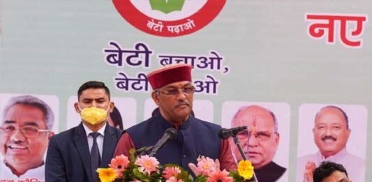 CM Trivendra gifts 40 crore schemes to Nainital district