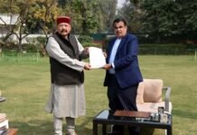 चौबट्टाखाल विधानसभा के पांच राष्ट्रीय राजमार्ग को दुरस्त करने के लिए केंद्रीय मंत्री नितिन गडकरी से मिले सतपाल महाराज Chaubattakhal-Assembly