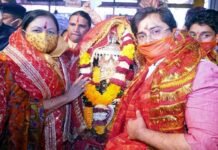 मां धारी देवी डोली की 21 दिवसीय यात्रा का माता मंगला जी ने किया शुभारंभ, पहले पड़ाव में त्रियुगीनारायण पहुंची यात्रा Maa-Dhari-Devi-Doli-yatra