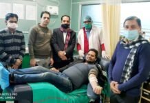मिशन रक्तदान 2021 के तहत ग्रेटर नोएडा के यथार्थ अस्पताल में किया गया रक्तदान