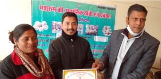 कल्जीखाल ब्लॉक के 30 युवाओं ने लिया मशरूम की आधुनिक खेती का प्रशिक्षण, जिला उद्यान अधिकारी ने युवाओं को बांटे प्रमाण पत्र youths took training in modern cultivation of mushrooms