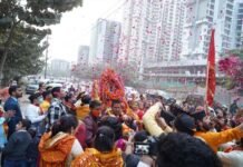 माँ धारी देवी की भव्य डोली यात्रा पहुंची ग्रेटर नोएडा वेस्ट, दर्शनों के लिए उमड़ा प्रवासी उत्ताराखंडियों का सैलाब doli-yatra