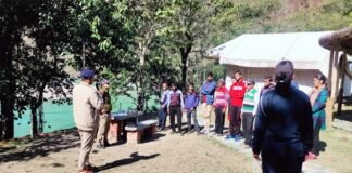 सतपुली पुलिस ने ब्यास घाट में लोगों को किया अलर्ट glacier-broke-in-Chamoli district
