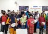 एचसीएल फाउंडेशन ने अवयस्क क्षय रोगियों को दी पोषण सामग्री, डीटीओ ने क्षय रोगियों को बताया पोषण का महत्व minor-TB-patients