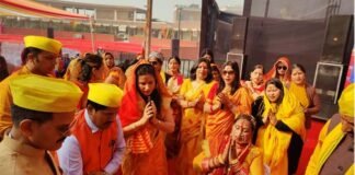 नोएडा हाट में माँ धारी देवी की भव्य डोली यात्रा के साथ हुआ तीन दिवसीय उत्तराखंड वसंतोत्सव का शानदार आगाज