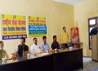 “नशा मुक्त उत्तराखंड, संस्कार युक्त उत्तराखंड” एनएसएस इकाई का सात दिवसीय विशेष शिविर का शुभारंभ NSS-unit's-seven-day-special