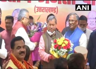 तीरथ सिंह रावत बने उत्तराखंड के नए मुख्यमंत्री