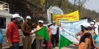 सतपुली में नमामि गंगे स्वछता पखवाड़े के अंतर्गत पोस्टर प्रतियोगिता का आयोजन