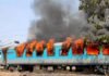 नई दिल्ली से देहरादून आ रही शताब्दी एक्सप्रेस में लगी भीषण आग Dehradun-shatabdi-express-train-coach-caught-fire- near-kansro-range