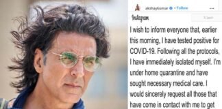 बॉलीवुड स्टार अक्षय कुमार कोरोना संक्रमित, सोशल मीडिया पर दी जानकारी Akshay Kumar Corona infected
