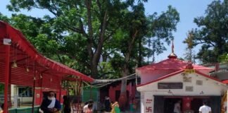 मंदिरों पर भी कोरोना का साया, ज्वाल्पा धाम में चैत्र नवरात्रि की शुरुआत में कम संख्या में दिखे भक्त