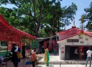 मंदिरों पर भी कोरोना का साया, ज्वाल्पा धाम में चैत्र नवरात्रि की शुरुआत में कम संख्या में दिखे भक्त