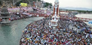 कुम्भ मेला हरिद्वार के लाइव प्रसारण के व्यापक प्रबंध, सूचना विभाग द्वारा दूरदर्शन के सहयोग से शाही स्नान के कवरेज की व्यवस्था Kumbh Mela live broadcast
