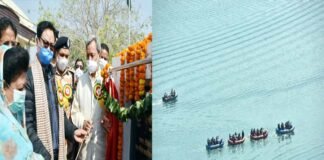 उत्तराखंड : सीएम तीरथ और केंद्रीय खेल राज्य मंत्री किरण रिजिजू ने टिहरी में वाटर स्पोर्ट्स एंड एडवेंचर इंस्टीट्यूट का किया शुभारंभ Water Sports and Adventure Institute in Tehri
