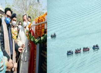 उत्तराखंड : सीएम तीरथ और केंद्रीय खेल राज्य मंत्री किरण रिजिजू ने टिहरी में वाटर स्पोर्ट्स एंड एडवेंचर इंस्टीट्यूट का किया शुभारंभ Water Sports and Adventure Institute in Tehri