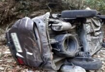 उत्तराखंड : बेटी की शादी के लिए गाँव जा रहे प्रवासियों की कार खाई में गिरी, पिता-पुत्री की मौत, 5 घायल, 27 अप्रैल को थी शादी car-accident-in-ramnagar