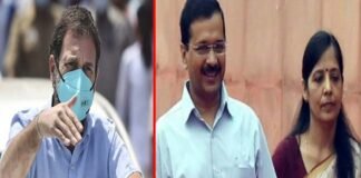 कांग्रेस नेता राहुल गांधी तथा अरविंद केजरीवाल की पत्नी सुनीता भी हुए कोरोना संक्रमित rahul gandhi corona positive