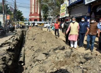 मुख्यमंत्री तीरथ ने किया स्मार्ट सिटी के कार्यों का औचक स्थलीय निरीक्षण, स्मार्ट सिटी के काम में लापरवाही बर्दाश्त नहीं smart-city-work-dehradun