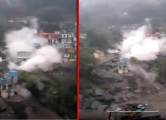 उत्तराखंड: देवप्रयाग में बादल फटने से तबाही की खबर, कई दुकानें हुई जमींदोज Cloud burst in Devprayag