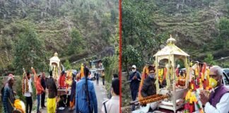 भगवान केदारनाथ की पंचमुखी डोली केदारनाथ धाम लिए हुई रवाना,17 मई को खुलेंगे केदारनाथ धाम के कपाट Kedarnath-Panchmukhi-Doli