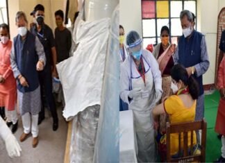 सीएम तीरथ ने जिला अस्पताल गोपेश्वर में ऑक्सीजन जनरेशन प्लांट और कोविड सेंटर की व्यवस्थाओं का किया निरीक्षण Oxygen Generation Plant and Kovid Center at District Hospital Gopeshwar