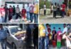 कोरोना काल : सेवाभाव कार्यक्रम के तहत संयुक्त मोर्चा ने एकेश्वर ब्लॉक में बांटे खाद्यान्न किट United Front distributed food kit