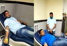 पूर्व प्रधानमंत्री स्व. राजीव गांधी की पुण्यतिथि पर सतपुली में लगाया रक्तदान शिविर bood-donation-satpuli