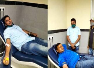 पूर्व प्रधानमंत्री स्व. राजीव गांधी की पुण्यतिथि पर सतपुली में लगाया रक्तदान शिविर bood-donation-satpuli