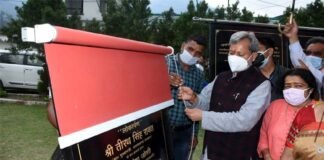 मुख्यमंत्री तीरथ सिंह रावत ने उत्तरकाशी में 52 करोड़ की 26 योजनाओं का किया लोकार्पण एवं शिलान्यास cm-tirath-in-uttarkashi