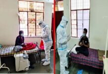 मुख्यमंत्री तीरथ सिंह रावत ने पीपीई किट पहनकर कोविड सेंटर में भर्ती मरीजों से की बातचीत