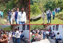 प्रवासियों की सुध लेने 3 किमी पैदल चलकर गांव पहुंचे पौड़ी डीएम, हमारे सवांददाता जगमोहन डांगी की खबर का असर dm-vijay-jogdande-pauri