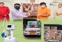 ‘अहर्निशं सेवामहे’ की परिकल्पना के साथ कोरोना संक्रमण से लड़ने के लिए हंस फाउंडेशन ने एम्स ऋषिकेश के लिए रवाना की वेंटिलेटर की पहली खेप