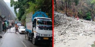 उत्तराखंड: नैनीताल के प्रसिद्ध कैंची धाम में तेज बारिश से तबाही kainchi dham nainital