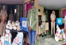 मिशन हौसला के तहत थाना सतपुली में समाजसेवियों ने दिए राशन किट mishan-hausala-satpuli