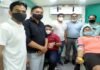 विश्व रक्तदान दिवस पर मिशन रक्तदान 2021 के तहत गौर अतुल्यम सोसायटी में रक्तदान शिविर का आयोजन blood donation camp on World Blood Donation Day
