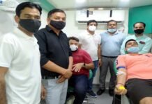 विश्व रक्तदान दिवस पर मिशन रक्तदान 2021 के तहत गौर अतुल्यम सोसायटी में रक्तदान शिविर का आयोजन blood donation camp on World Blood Donation Day