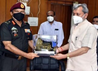 मुख्यमंत्री से मिले सेन्ट्रल कमांड के जीओसी इंचार्ज, सीमान्त क्षेत्रों के विकास पर किया विचार-विमर्श GOC Incharge of Central Command met Chief Minister
